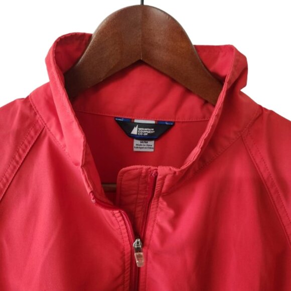 MEC Men’s Medium Red Cycling Jacket with Reflective Stripes - Picture 9 of 11